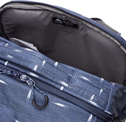 Burton Multipath travel pack dress blue basket ikat
