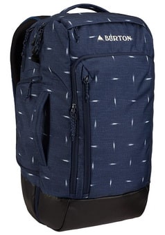 Burton Multipath travel pack dress blue basket ikat